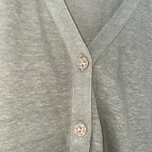 Love Linen J Jill Green Front Button Sleeveless Women Size XL 100% Linen Beach - Picture 2 of 5